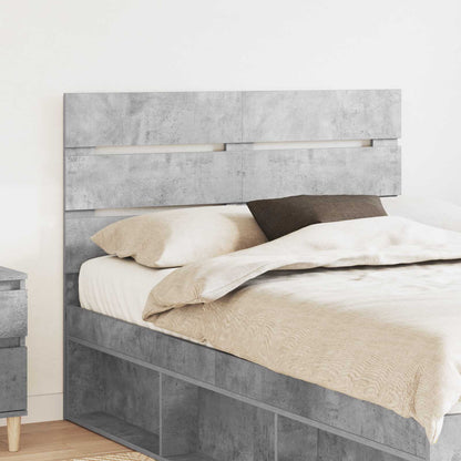 Testiera Grigio cemento 135 cm Legno multistrato
