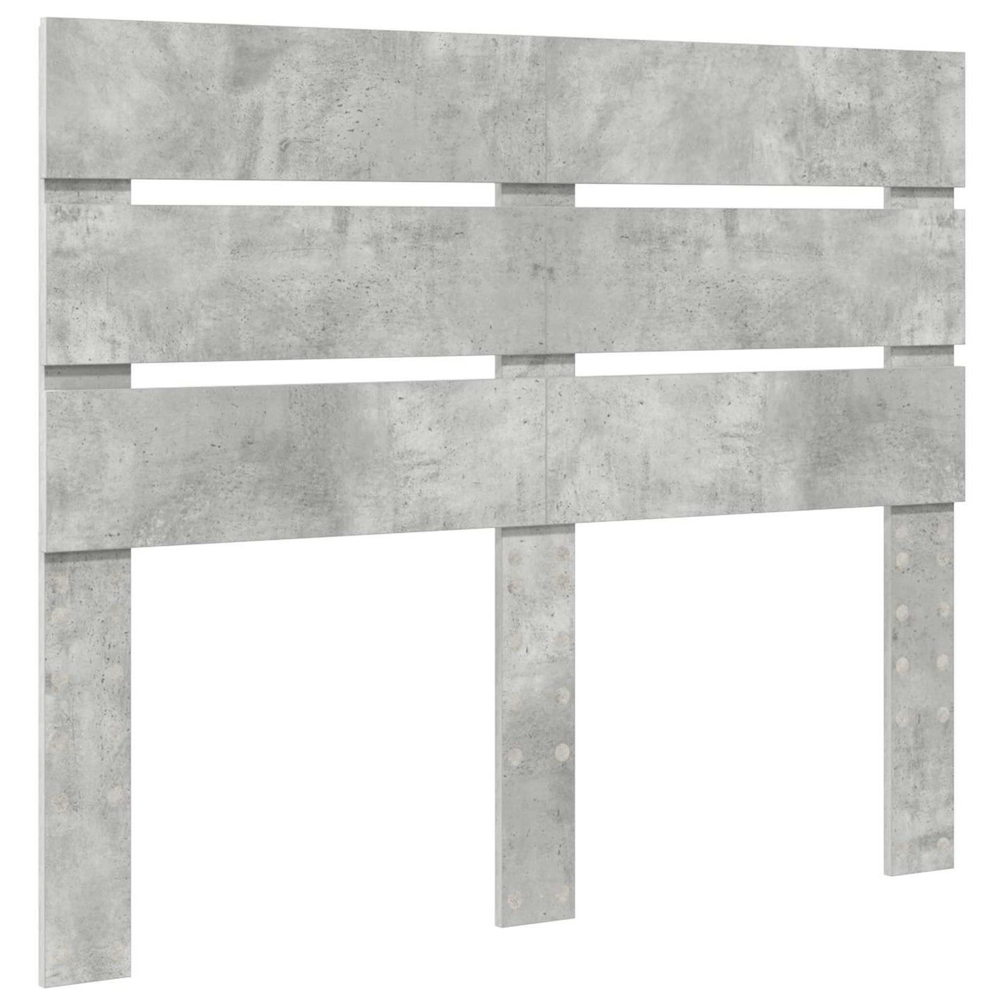 Testiera Grigio cemento 120 cm Legno multistrato
