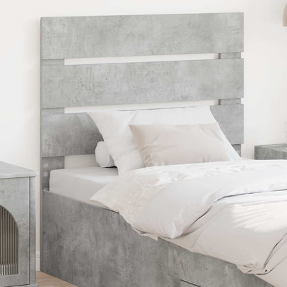 Testiera Grigio cemento 100 cm Legno multistrato