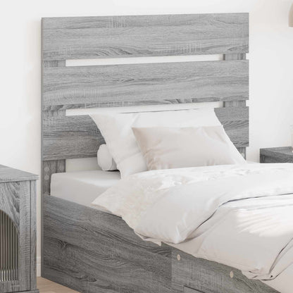 Testiera Grigio Sonoma 80 cm Legno multistrato