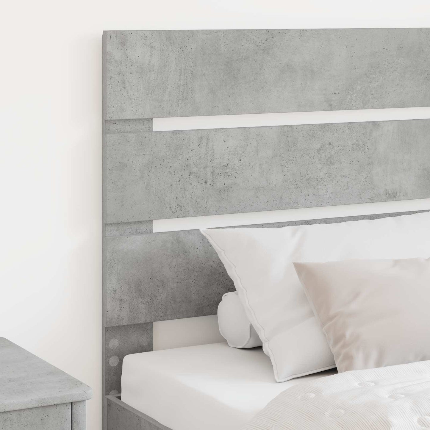 Testiera Grigio cemento 75 cm Legno multistrato
