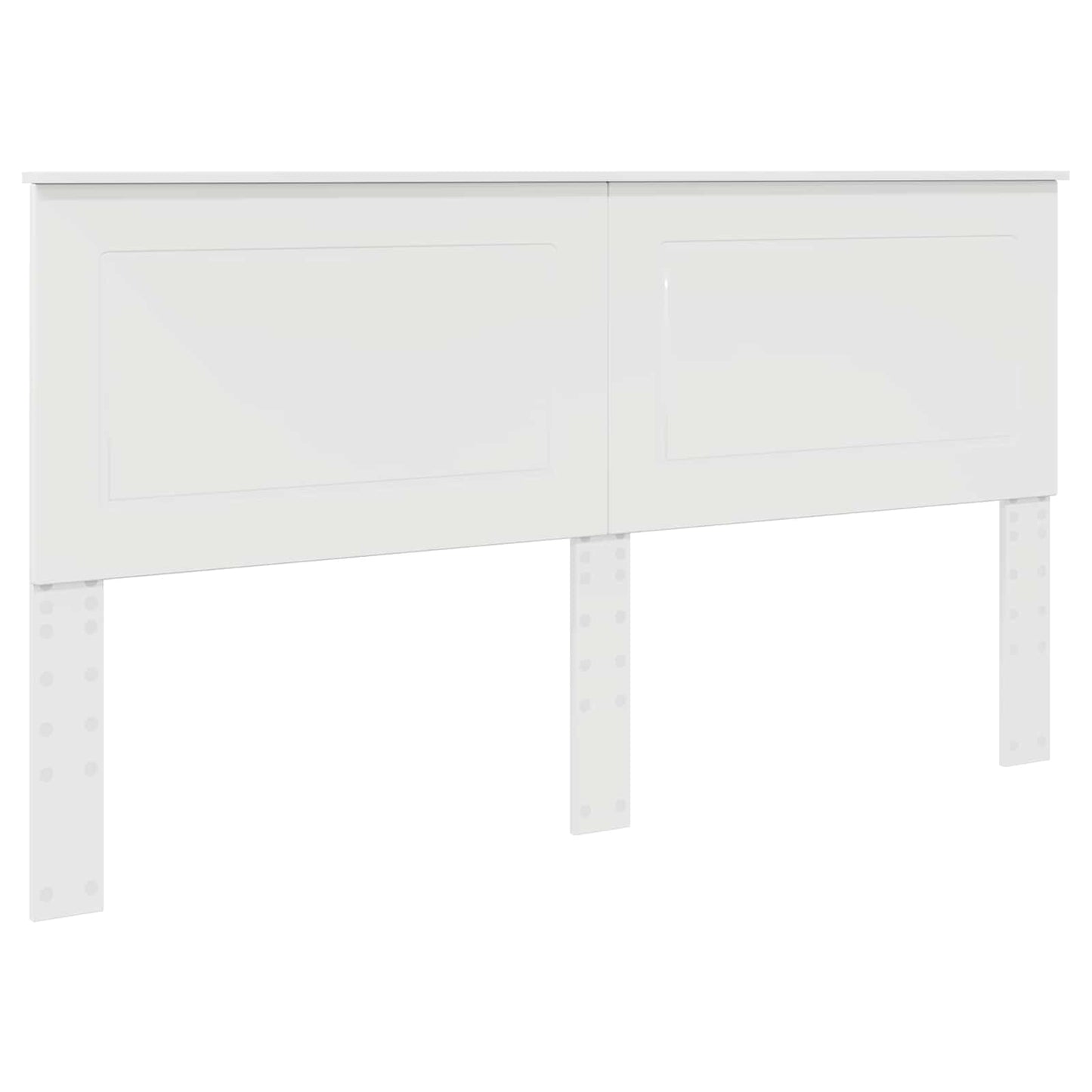 Testiera Bianco Lucido 200 cm Legno multistrato