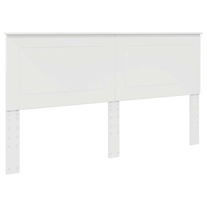 Testiera Bianco Lucido 200 cm Legno multistrato
