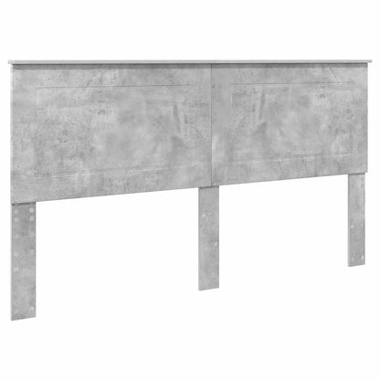 Testiera Grigio cemento 180 cm Legno multistrato