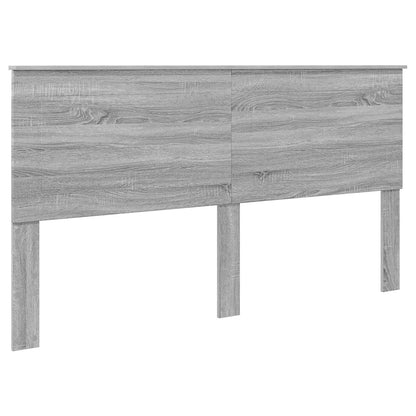 Testiera Grigio Sonoma 180 cm Legno multistrato