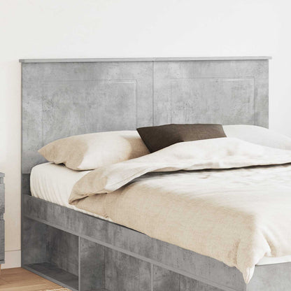 Testiera Grigio cemento 140 cm Legno multistrato