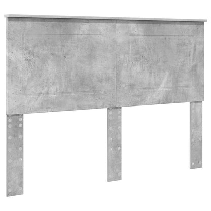 Testiera Grigio cemento 140 cm Legno multistrato