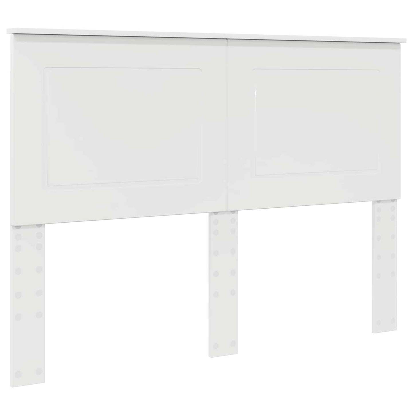 Testiera Bianco Lucido 140 cm Legno multistrato