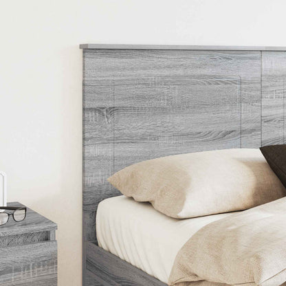 Testiera Grigio Sonoma 140 cm Legno multistrato