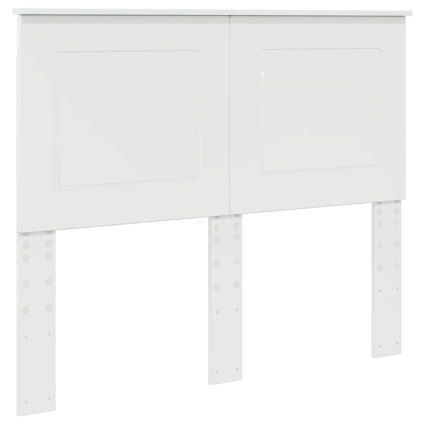 Testiera Bianco Lucido 120 cm Legno multistrato