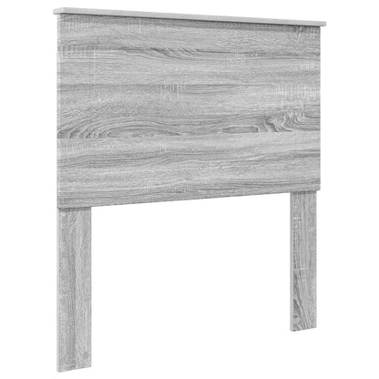 Testiera Grigio Sonoma 90 cm Legno multistrato