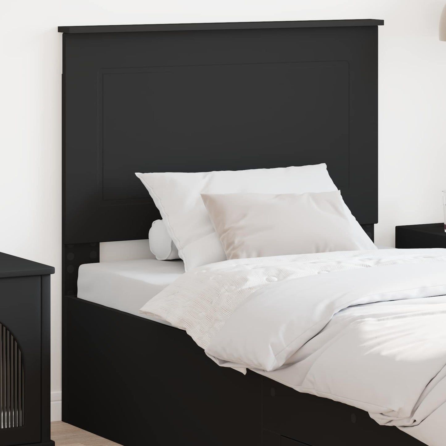 Testiera Rovere Nero 75 cm Legno multistrato