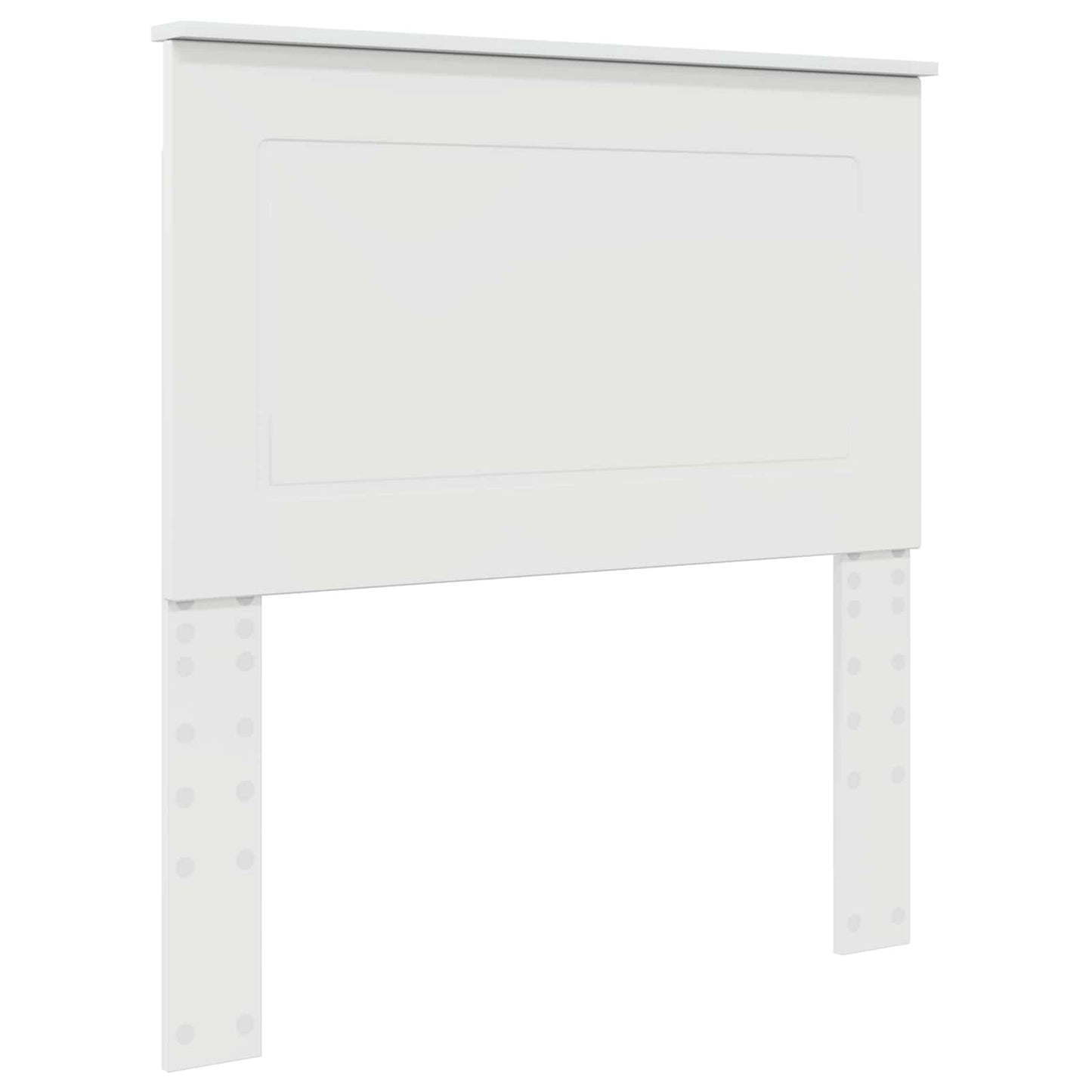 Testiera Bianco Lucido 75 cm Legno multistrato