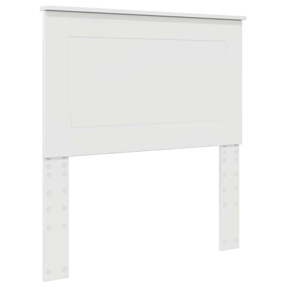 Testiera Bianco Lucido 75 cm Legno multistrato