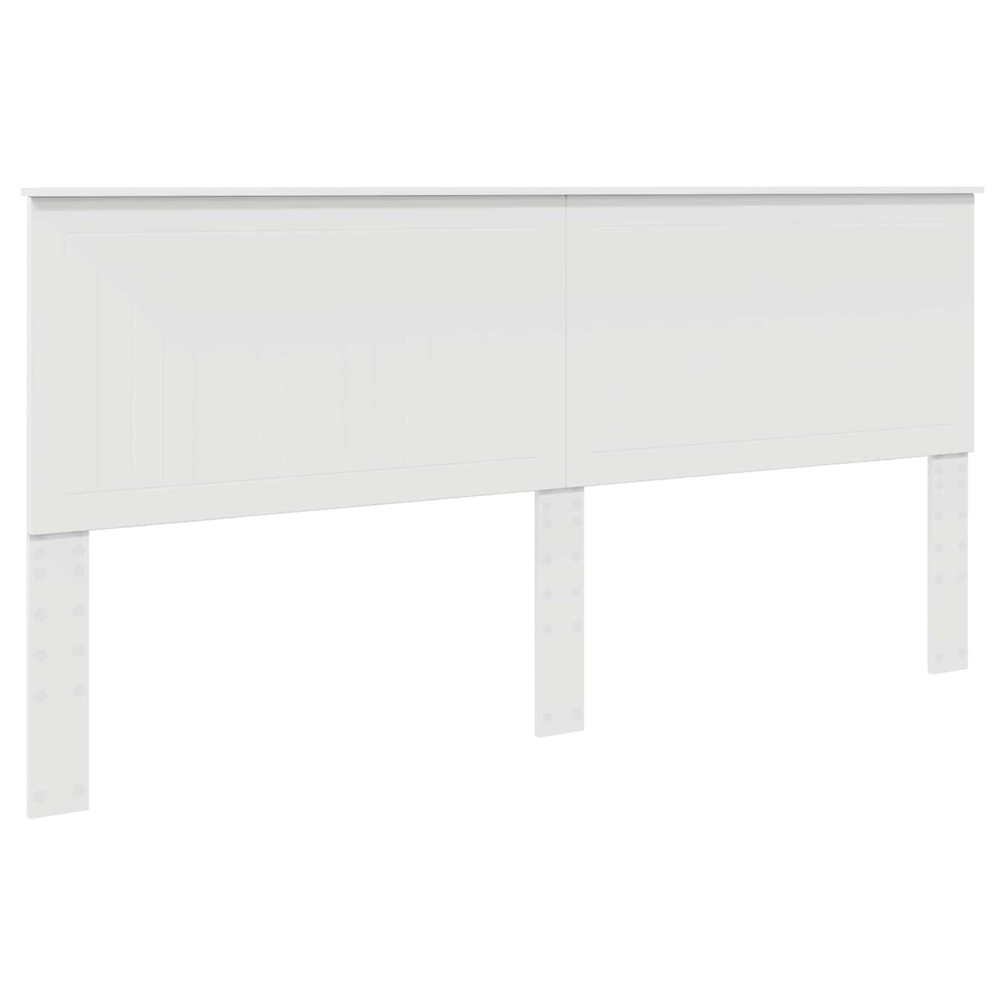 Testiera con testiera Bianco 200 cm Legno multistrato