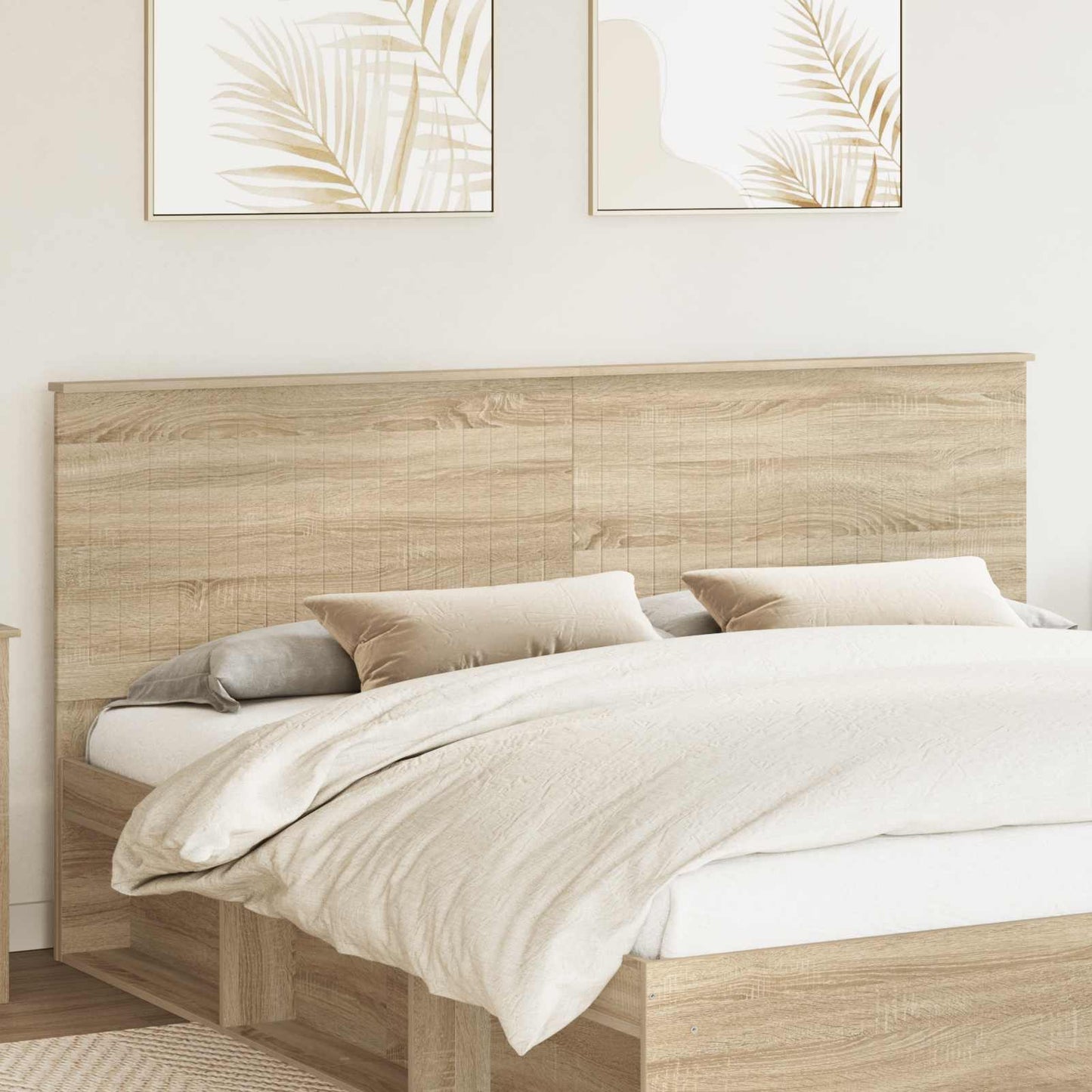 Testiera con testiera Rovere Sonoma 200 cm Legno multistrato