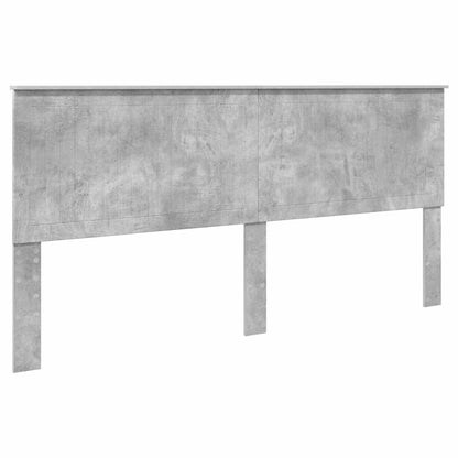 Testiera con testiera Grigio cemento 200 cm Legno multistrato
