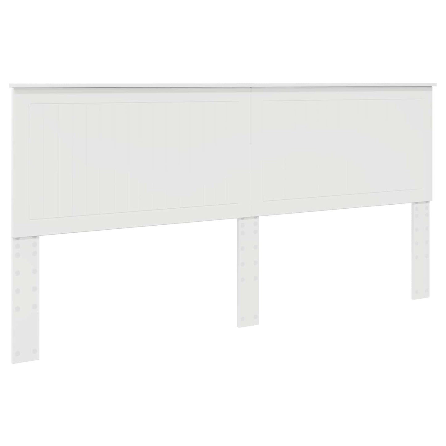 Testiera con testiera Bianco Lucido 200 cm Legno multistrato