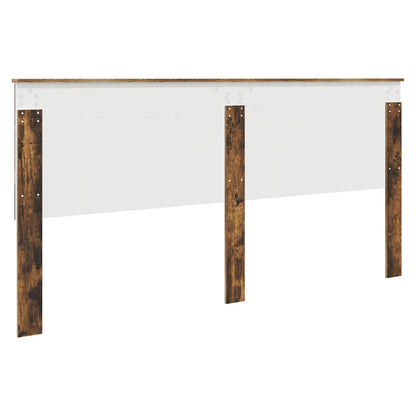 Testiera con testiera Rovere fumÃ© 200 cm Legno multistrato