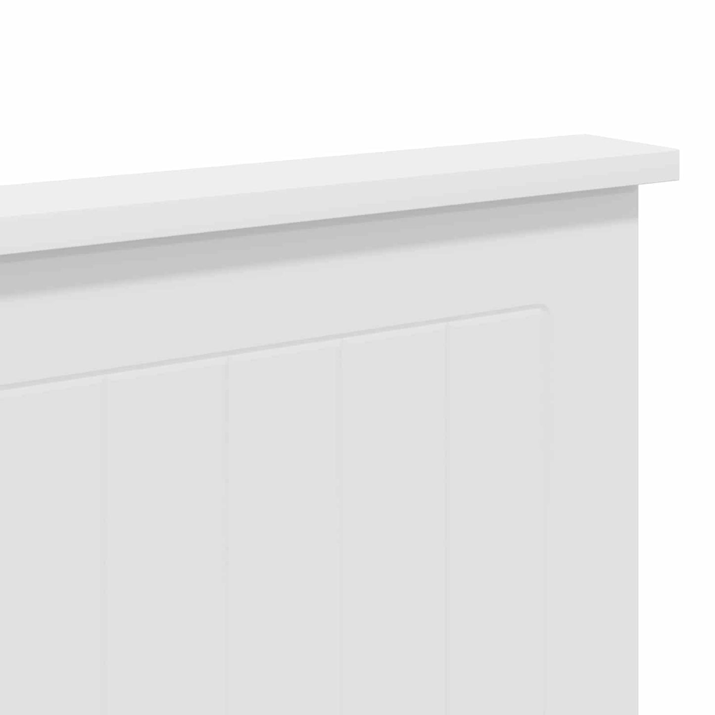 Testiera con testiera Bianco Lucido 180 cm Legno multistrato