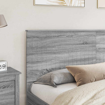 Testiera con testiera Grigio Sonoma 180 cm Legno multistrato