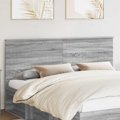 Testiera con testiera Grigio Sonoma 180 cm Legno multistrato