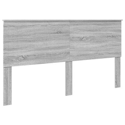 Testiera con testiera Grigio Sonoma 180 cm Legno multistrato