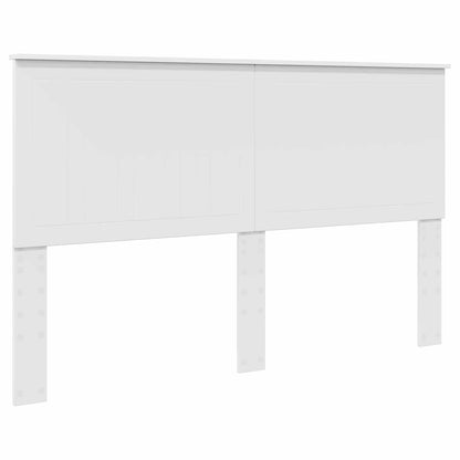 Testiera con testiera Bianco 160 cm Legno multistrato