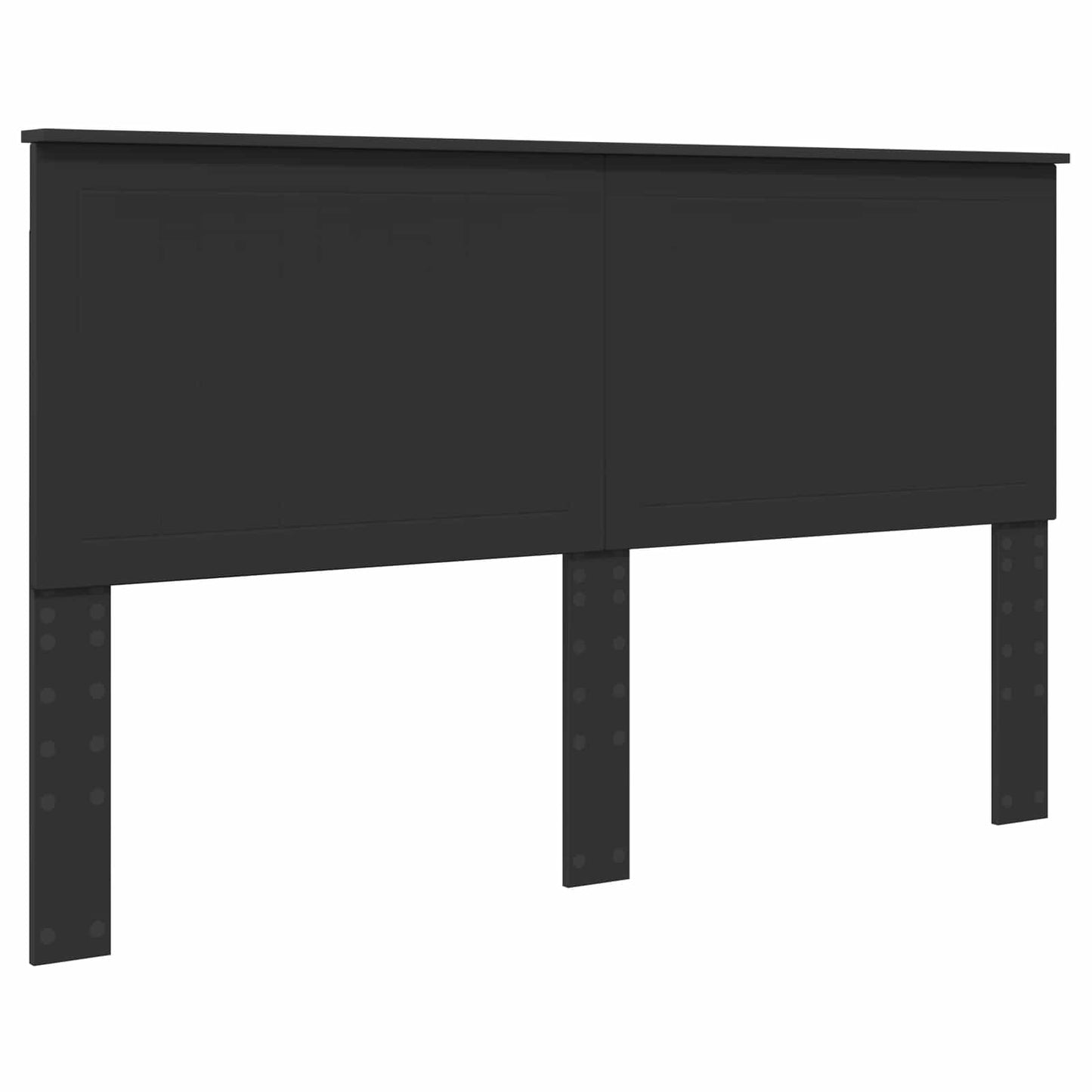 Testiera con testiera Rovere Nero 160 cm Legno multistrato