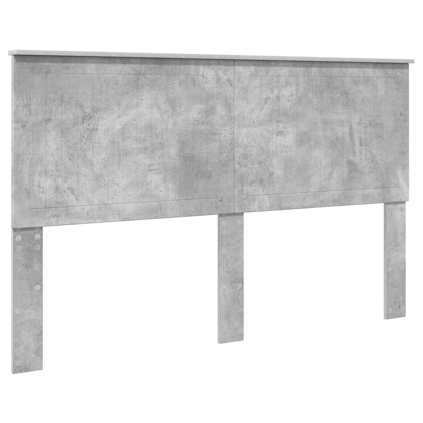 Testiera con testiera Grigio cemento 160 cm Legno multistrato