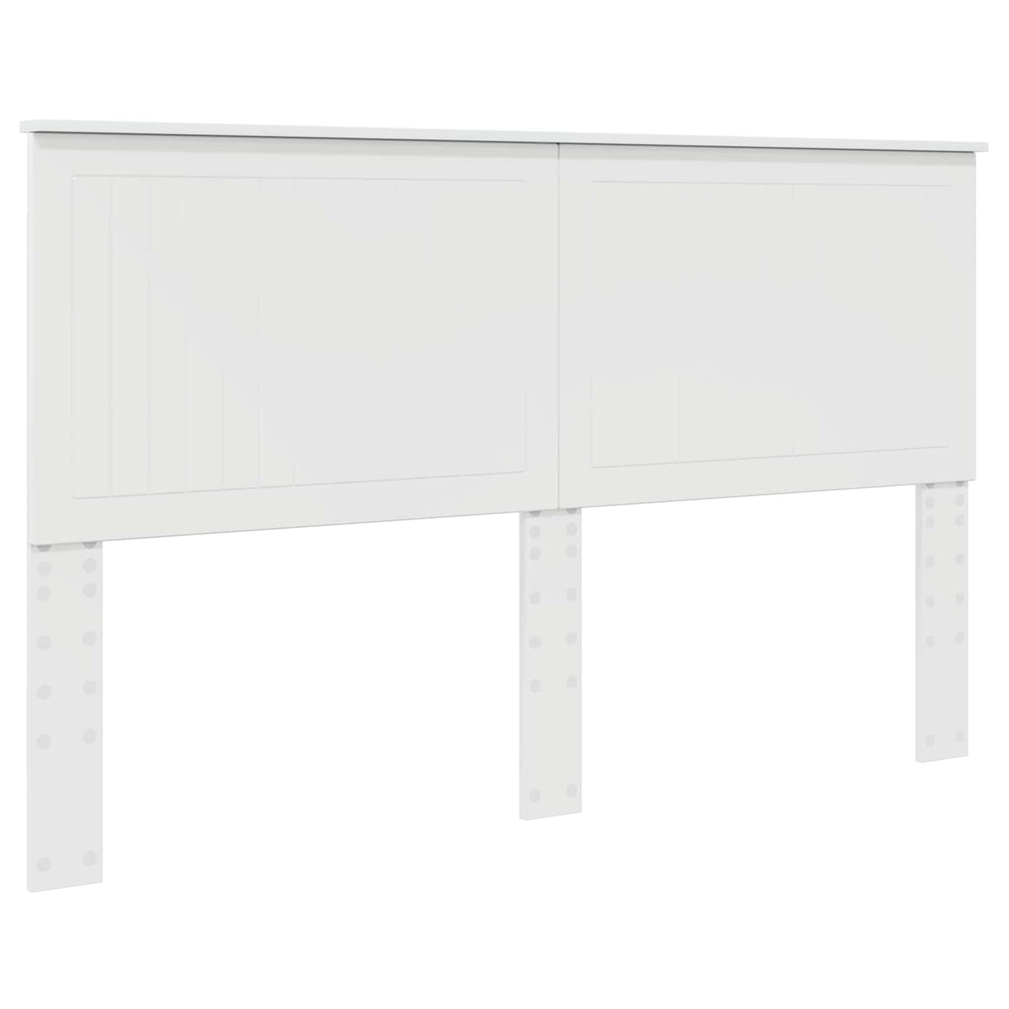 Testiera con testiera Bianco Lucido 160 cm Legno multistrato