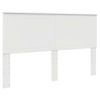 Testiera con testiera Bianco Lucido 160 cm Legno multistrato