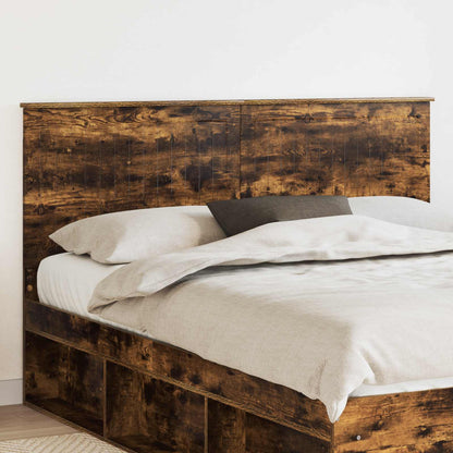Testiera con testiera Rovere fumÃ© 160 cm Legno multistrato