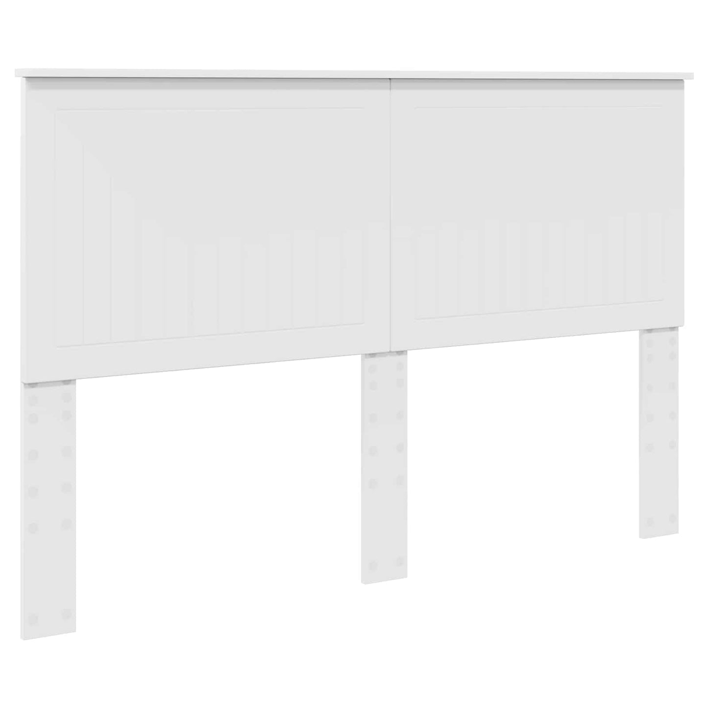 Testiera con testiera Bianco 150 cm Legno multistrato