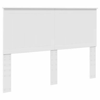 Testiera con testiera Bianco 140 cm Legno multistrato