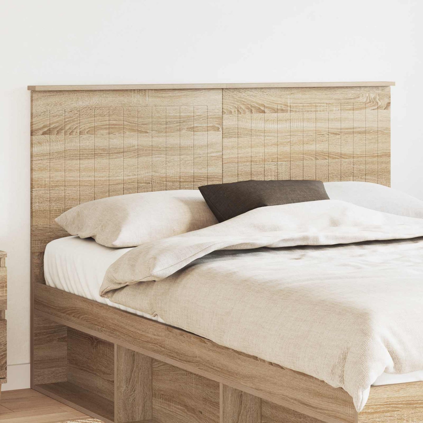Testiera con testiera Rovere Sonoma 140 cm Legno multistrato