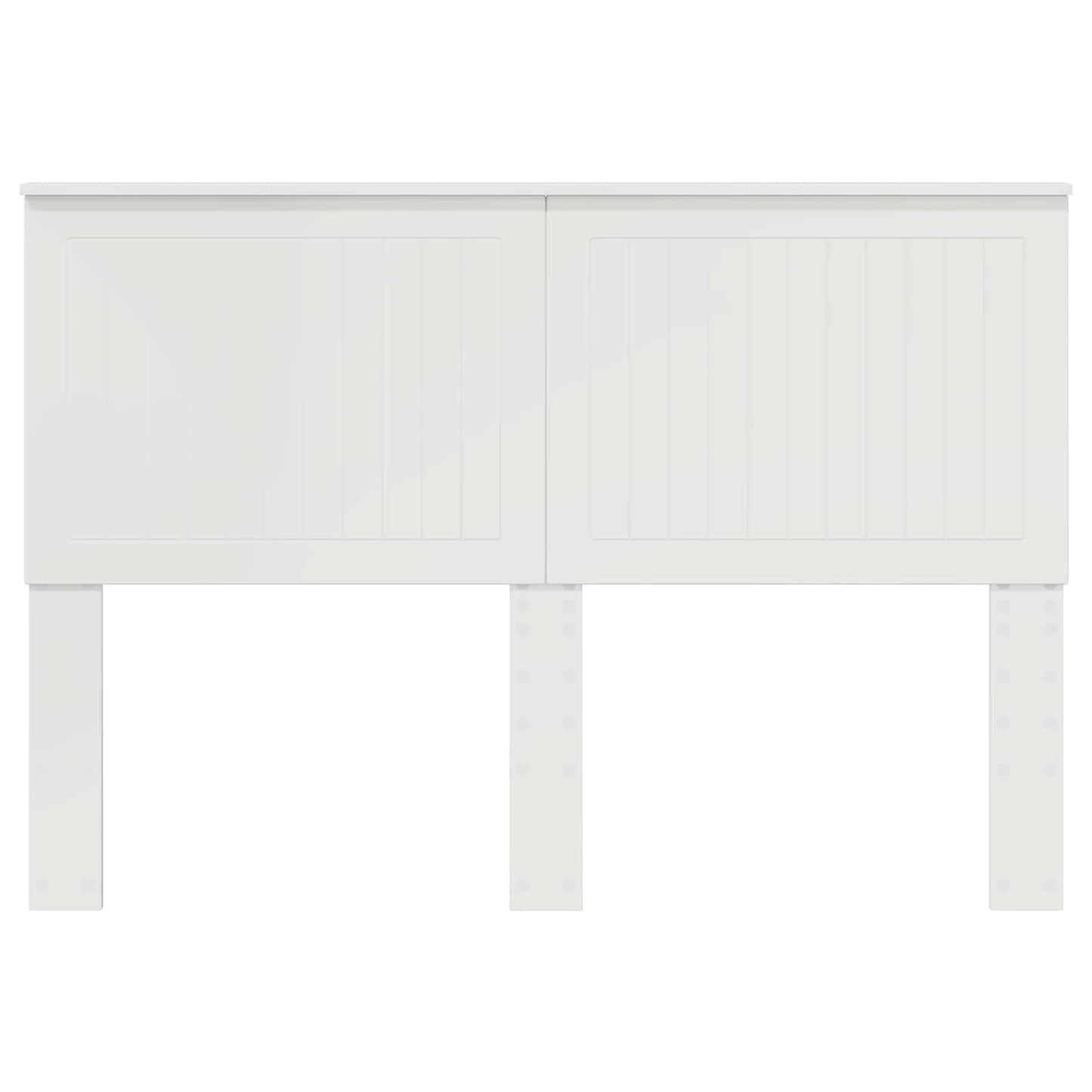 Testiera con testiera Bianco Lucido 140 cm Legno multistrato