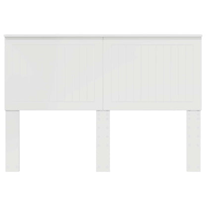 Testiera con testiera Bianco Lucido 140 cm Legno multistrato