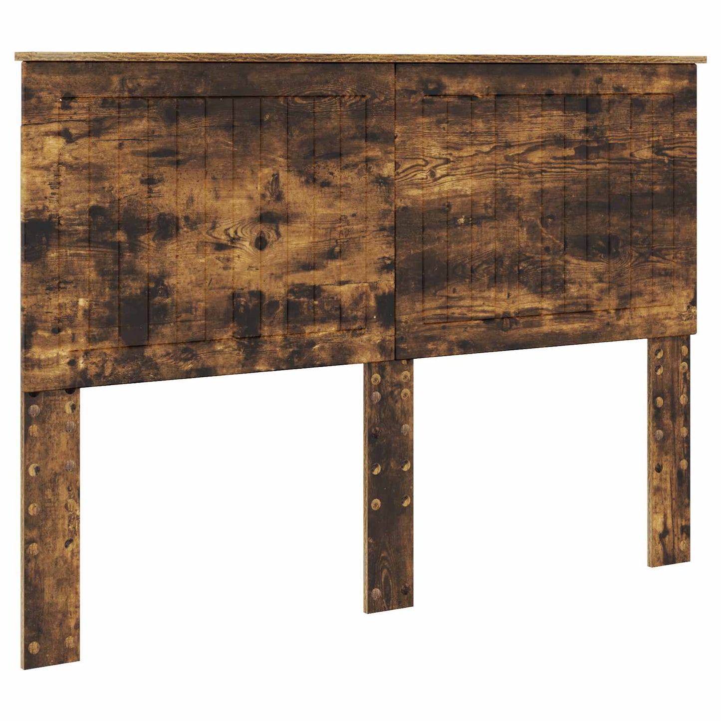 Testiera con testiera Rovere fumÃ© 140 cm Legno multistrato