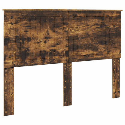 Testiera con testiera Rovere fumÃ© 140 cm Legno multistrato