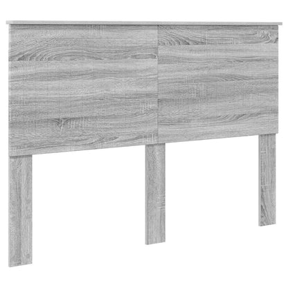 Testiera con testiera Grigio Sonoma 140 cm Legno multistrato