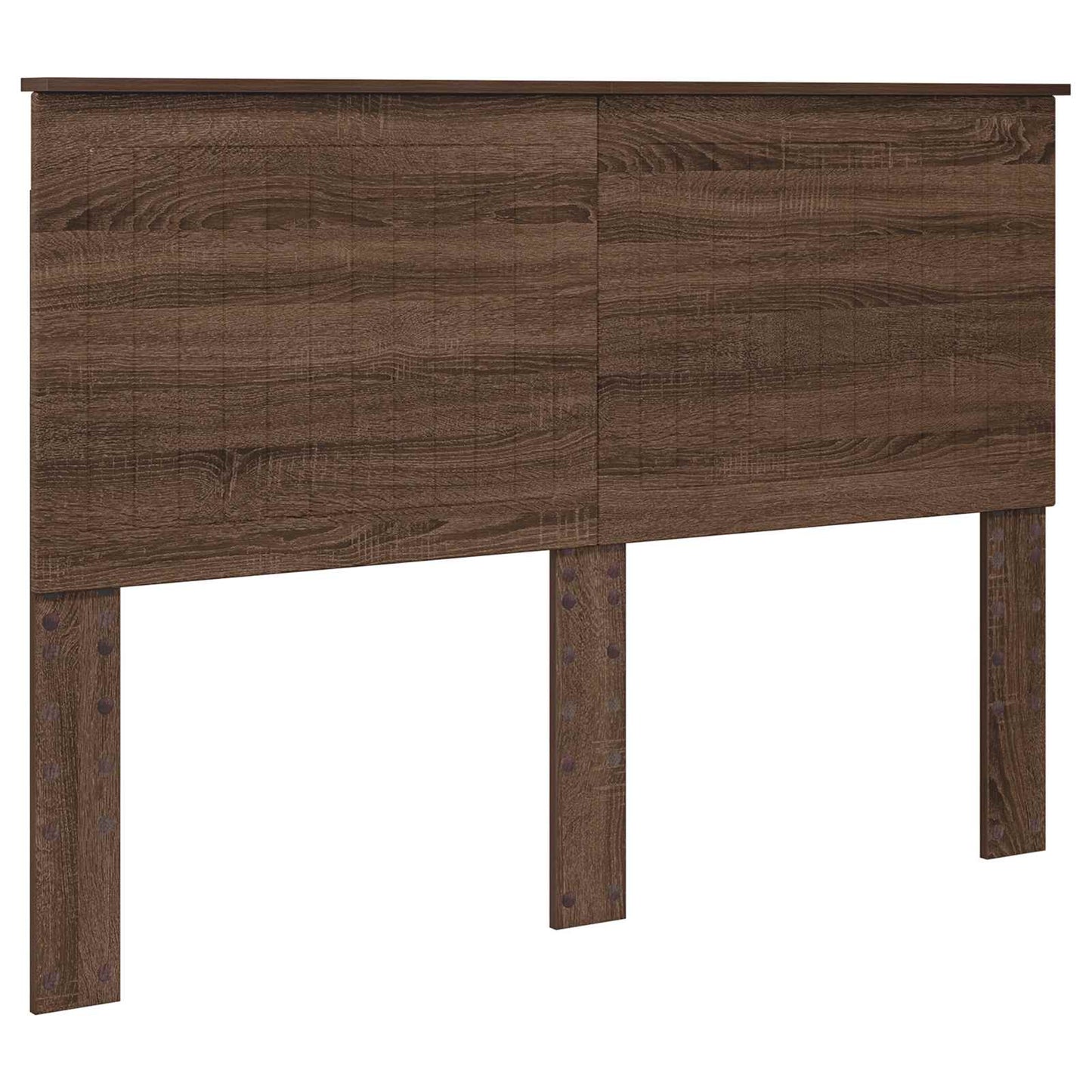 Testiera con testiera Rovere Marrone 140 cm Legno multistrato