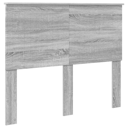 Testiera con testiera Grigio Sonoma 135 cm Legno multistrato