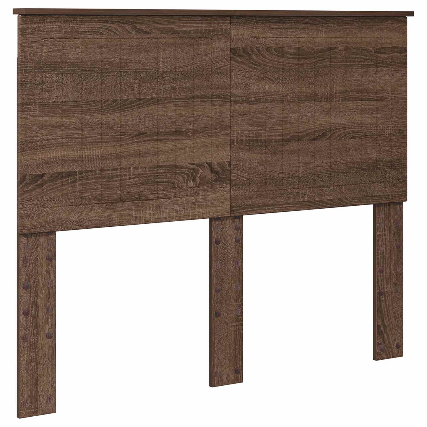 Testiera con testiera Rovere Marrone 135 cm Legno multistrato