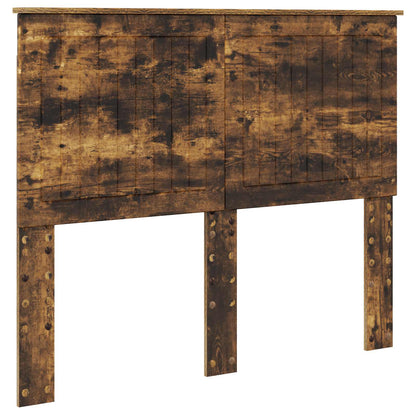 Testiera con testiera Rovere fumÃ© 120 cm Legno multistrato