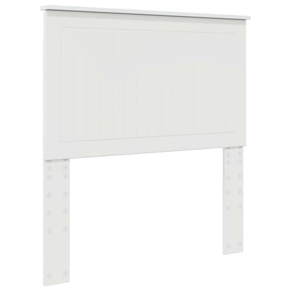 Testiera con testiera Bianco Lucido 90 cm Legno multistrato