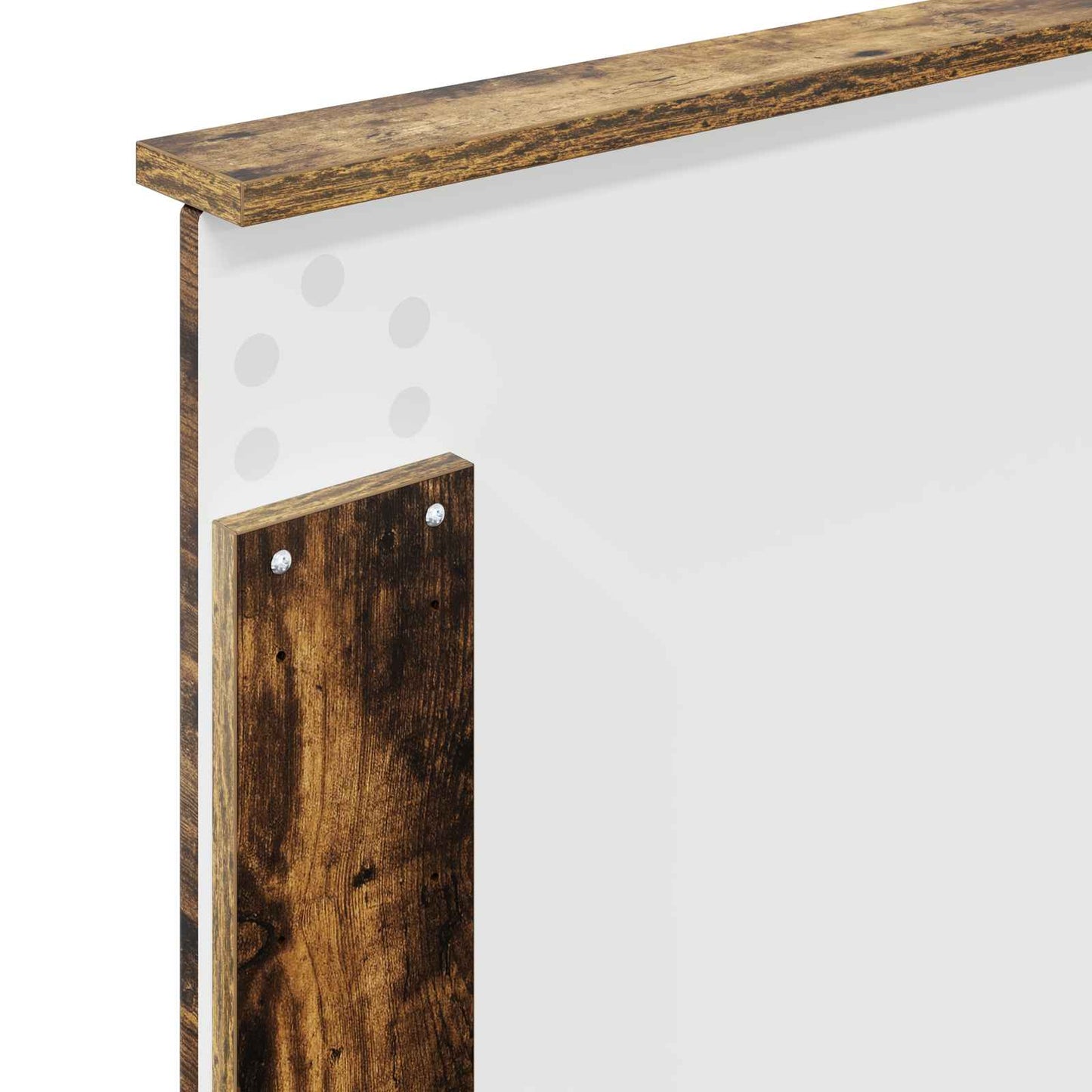 Testiera con testiera Rovere fumÃ© 80 cm Legno multistrato