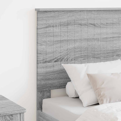 Testiera con testiera Grigio Sonoma 75 cm Legno multistrato