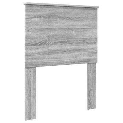 Testiera con testiera Grigio Sonoma 75 cm Legno multistrato