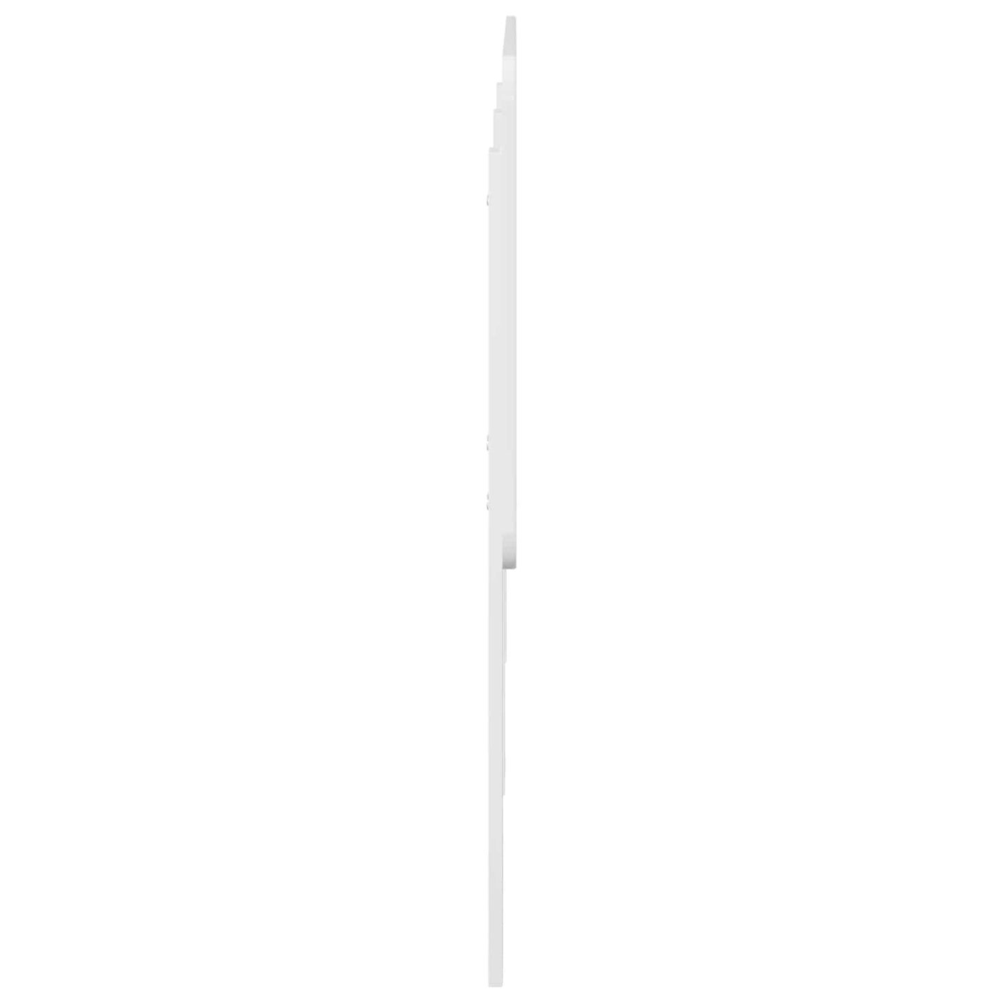 Testiera Bianco 200 cm Legno multistrato